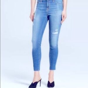 Mossimo supply co high rise Row Hem jegginsJeans